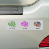 Autocollant De Voiture Adhésif pour pare-chocs de Multi-Cerveau (En voiture)