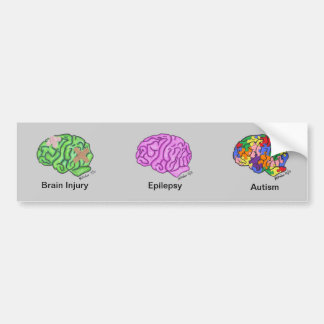 Autocollant De Voiture Adhésif pour pare-chocs de Multi-Cerveau