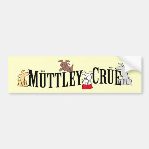 Autocollant De Voiture Adhésif pour pare-chocs de Muttley Crue