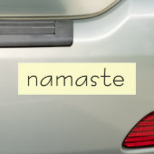 Autocollant De Voiture adhésif pour pare-chocs de namaste (En voiture)