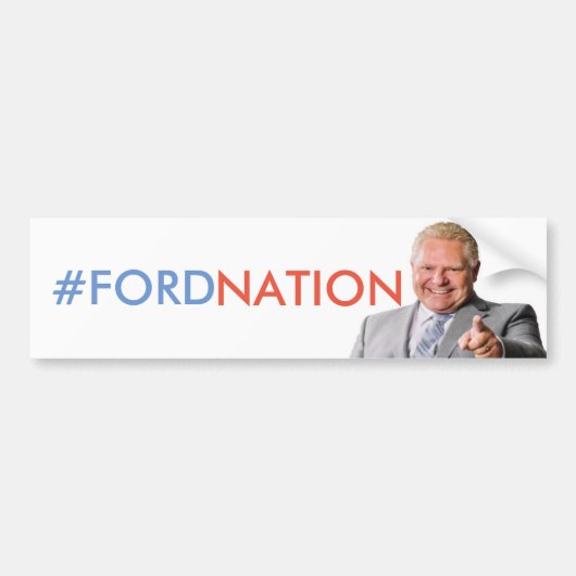 Autocollant De Voiture Adhésif pour pare-chocs de nation de Ford (Devant)