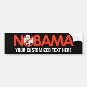 AUTOCOLLANT DE VOITURE ADHÉSIF POUR PARE-CHOCS DE NOBAMA