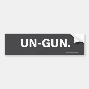 Autocollant De Voiture Adhésif pour pare-chocs de "ONU-Arme à feu"