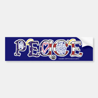 Autocollant De Voiture Adhésif pour pare-chocs de paix