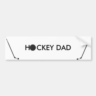 Autocollant De Voiture adhésif pour pare-chocs de papa d'hockey