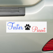 Autocollant De Voiture Adhésif pour pare-chocs de parent adoptif de chien (En voiture)