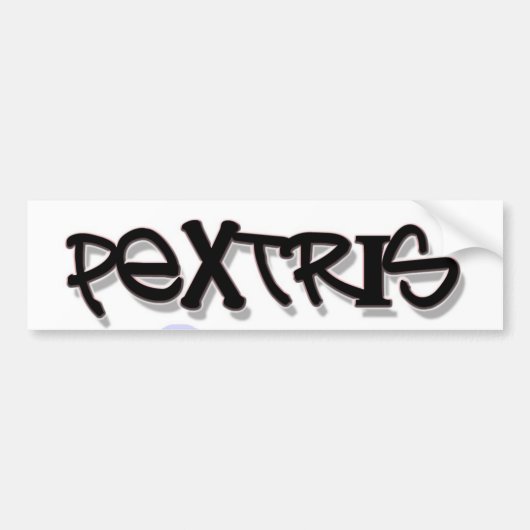 Autocollant De Voiture adhésif pour pare-chocs de pextris (Devant)