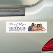 Autocollant De Voiture Adhésif pour pare-chocs de PinUps4RonPaul (En voiture)
