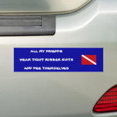 Autocollant De Voiture Adhésif pour pare-chocs de pipi #1 de plongeur (En voiture)