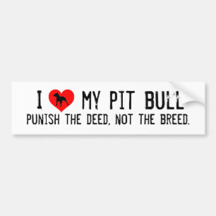 Autocollant De Voiture Adhésif pour pare-chocs de pitbull