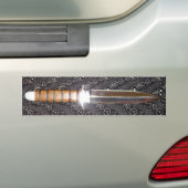 AUTOCOLLANT DE VOITURE ADHÉSIF POUR PARE-CHOCS DE POIGNARD (En voiture)