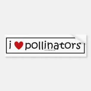 Autocollant De Voiture adhésif pour pare-chocs de pollinisateurs du coeu