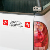 Autocollant De Voiture Adhésif pour pare-chocs de PPOV - sentiment vissé (Sur camion)