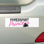 Autocollant De Voiture Adhésif pour pare-chocs de princesse de Powersport (En voiture)
