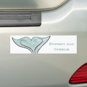 Autocollant De Voiture Adhésif pour pare-chocs de queue de baleine (En voiture)