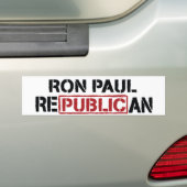 Autocollant De Voiture Adhésif pour pare-chocs de républicain de Ron Paul (En voiture)
