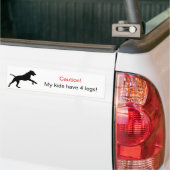 Autocollant De Voiture Adhésif pour pare-chocs de Rhodesian Ridgeback (Sur camion)