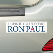 Autocollant De Voiture Adhésif pour pare-chocs de Ron Paul (En voiture)