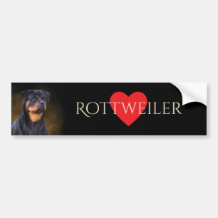 Autocollant De Voiture Adhésif pour pare-chocs de rottweiler