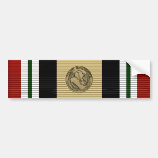 Autocollant De Voiture Adhésif pour pare-chocs de ruban de l'Irak (Devant)