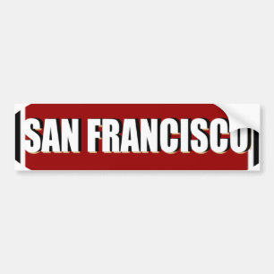 Autocollant De Voiture Adhésif pour pare-chocs de San Francisco