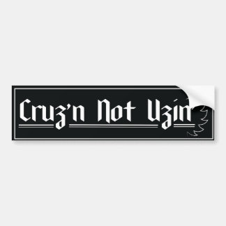 Autocollant De Voiture Adhésif pour pare-chocs de slogan de Cruzin pas