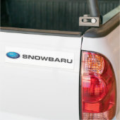 Autocollant De Voiture Adhésif pour pare-chocs de Snowbaru (gradient (Sur camion)
