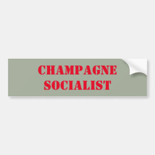 Autocollant De Voiture Adhésif pour pare-chocs de socialiste de Champagne