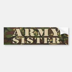 Autocollant De Voiture Adhésif pour pare-chocs de soeur d'armée