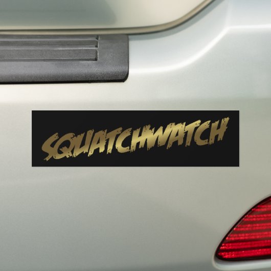 Autocollant De Voiture Adhésif pour pare-chocs de SQUATCHWATCH Sasquatch (En voiture)