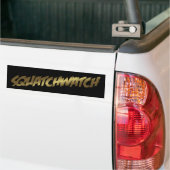 Autocollant De Voiture Adhésif pour pare-chocs de SQUATCHWATCH Sasquatch (Sur camion)