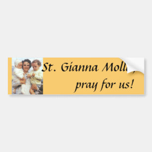 Autocollant De Voiture Adhésif pour pare-chocs de St Gianna Molla