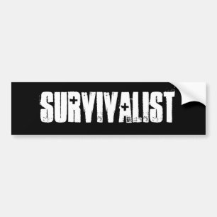 Autocollant De Voiture adhésif pour pare-chocs de survivalist