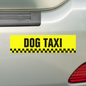 Autocollant De Voiture Adhésif pour pare-chocs de taxi de chien (En voiture)
