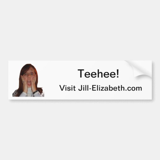 Autocollant De Voiture Adhésif pour pare-chocs de Teehee (Devant)