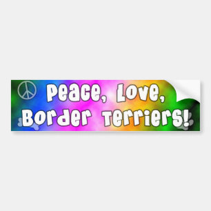 Autocollant De Voiture Adhésif pour pare-chocs de terriers de frontière