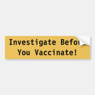 Autocollant De Voiture Adhésif pour pare-chocs de vaccination
