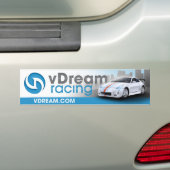 Autocollant De Voiture adhésif pour pare-chocs de vDream (bleu) (En voiture)