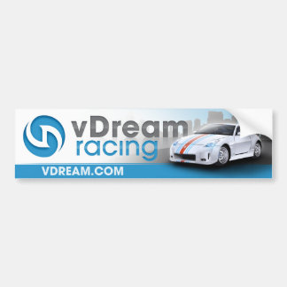 Autocollant De Voiture adhésif pour pare-chocs de vDream (bleu)