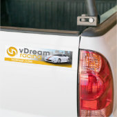 Autocollant De Voiture adhésif pour pare-chocs de vDream (jaune) (Sur camion)