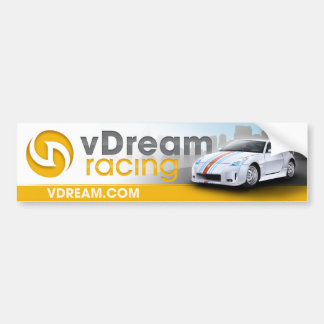 Autocollant De Voiture adhésif pour pare-chocs de vDream (jaune)