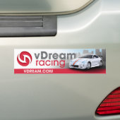 Autocollant De Voiture adhésif pour pare-chocs de vDream (rouge) (En voiture)