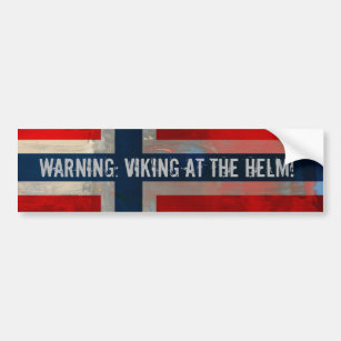 Autocollant De Voiture Adhésif pour pare-chocs de Viking de Norvégien