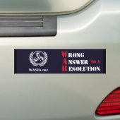 Autocollant De Voiture Adhésif pour pare-chocs de WASIA (noir) (En voiture)