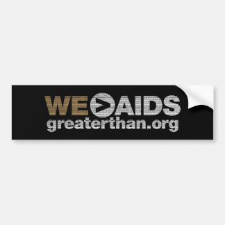 Autocollant De Voiture Adhésif pour pare-chocs de WE>AIDS