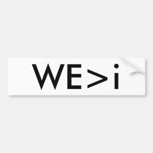 Autocollant De Voiture Adhésif pour pare-chocs de WE>i