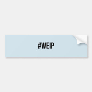 Autocollant De Voiture Adhésif pour pare-chocs de #WEIP