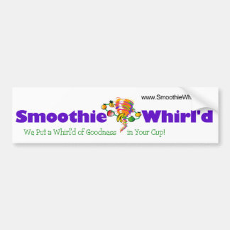 Autocollant De Voiture Adhésif pour pare-chocs de Whirl'd de Smoothie