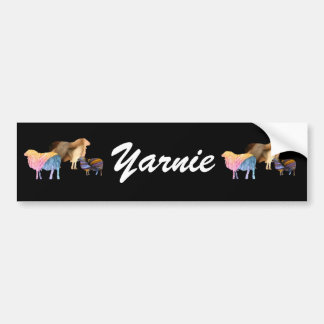 Autocollant De Voiture Adhésif pour pare-chocs de Yarnie de moutons