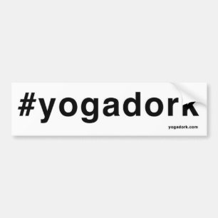 Autocollant De Voiture adhésif pour pare-chocs de #yogadork